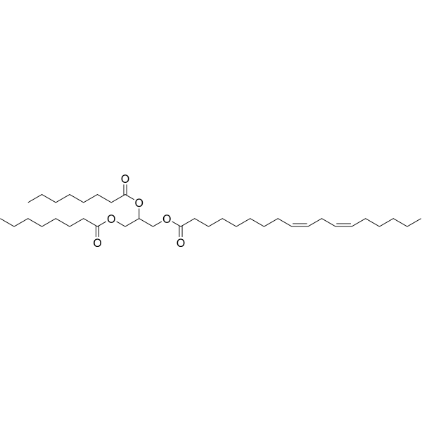 1,2-Dioctanoyl-3-linoleoyl-rac-glycerol 88286-44-6